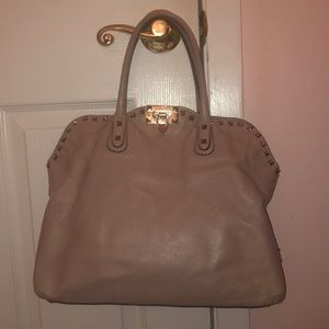 Authentic light pink Valentino leather handbag